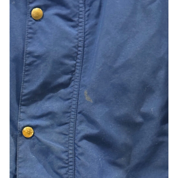 Vintage Champion Jacket Hoodie Medium Parka Zip Snap Closure Fully Lined Blue - Picture 14 of 14